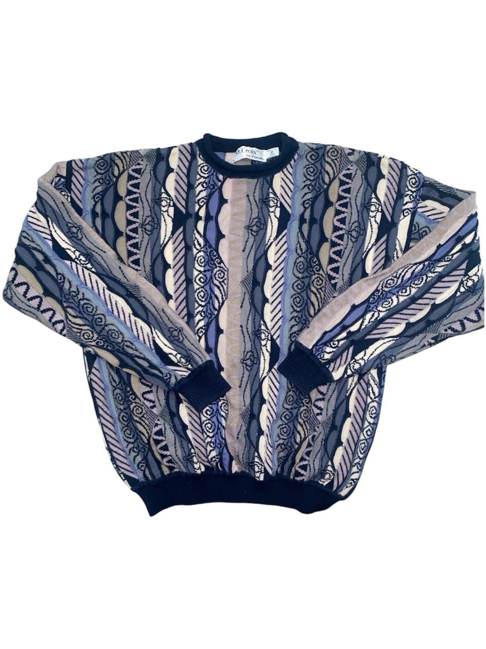 Vintage St. CROIX women’s Patterned Crewneck Sweater